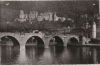 Heidelberg - Alte Neckarbrücke und Schloß - 1955