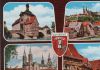 Bamberg - Altes Rathaus, Regnitz mit Michelsberg, Dom, Alte Hofhaltung - ca. 1975