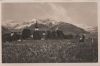 Schweiz - Aeschi - Kirche und Alpen - ca. 1950
