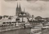 Köln -  Rheinufer mit Dom - 1962