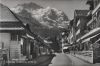 Schweiz - Wengen - Dorfstrasse mit Jungfrau - 1965