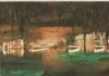 Spanien - Mallorca - Cuevas del Drach - Martel See - ca. 1975
