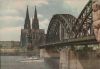 Köln - Dom und Hohenzollernbrücke - ca. 1960