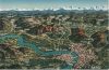 Schweiz - Basel - Umgebungskarte - ca. 1920