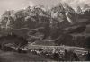 Österreich - Werfen - und Burg gegen das Tannengebirge - ca. 1965