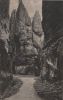 Wekelsdorf - Wekelsdorfer Felsen, Partie am Domplatz - 1928