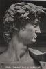 Italien - Florenz - Firenze - Testa del David di Michelangelo - ca. 1965