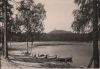 Frankreich - Eguelshardt - Etang de Hanau - Au fond la Ruine Waldeck - ca. 1965