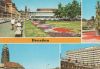 Dresden - Glasbrunnen am Pirnaischen Platz, Altmarkt, Rathaus, Prager Straße - 1979