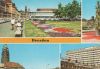 Dresden - Glasbrunnen am Pirnaischen Platz, Altmarkt, Rathaus, Prager Straße - 1979