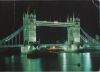 Großbritannien - London - Tower bridge by night - 1992