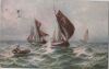 Segelboote bei steifer Brise
