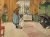 Carl Larsson The Kitchen
