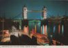 Großbritannien - London - Tower Bridge by night - 1984