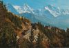 Schweiz - Schynige Platte-Bahn - mit Eiger, Mönch und Jungfrau - ca. 1980