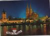 Köln - Rheinufer bei Nacht - 1986