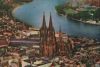 Köln - Fliegeraufnahme von Dom und Rhein - 1963